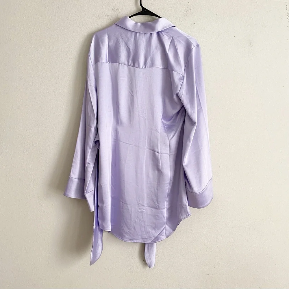 Song of Style Marta Satin Dress in Lavender Women's Size XS NWT *Read* - Picture 5 of 11